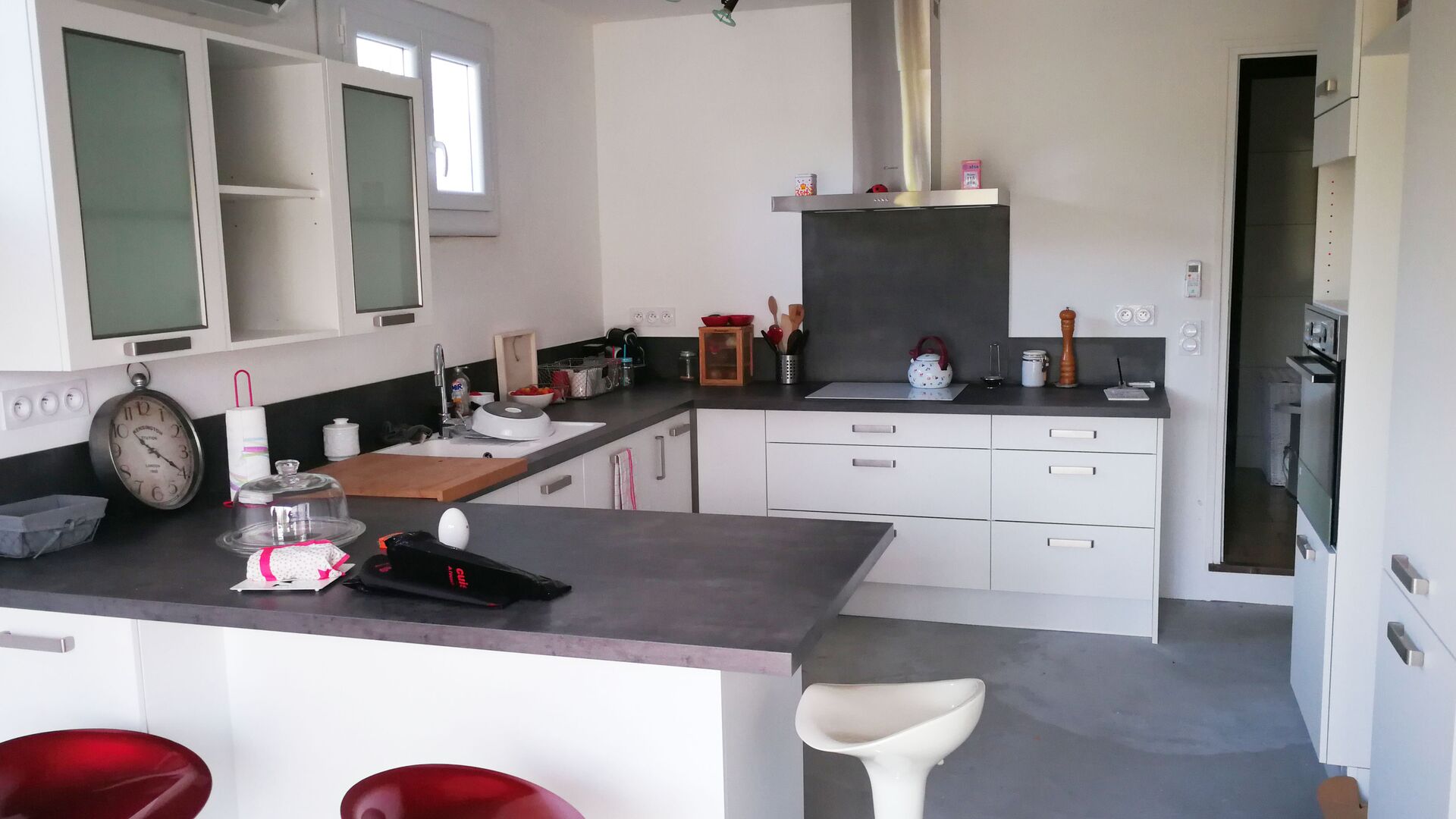 Cuisine équipée sur mesure Vega Prem's Blanc Brillant