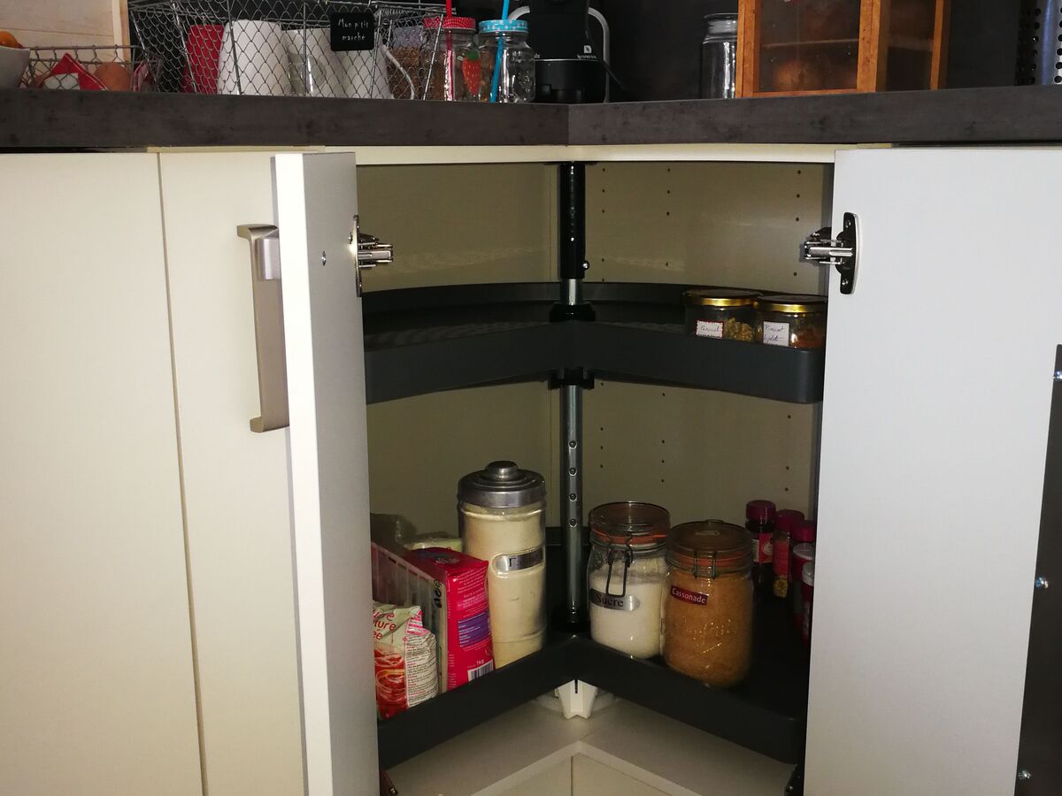 Cuisine avant-après sur mesure Vega Prem's Blanc Brillant