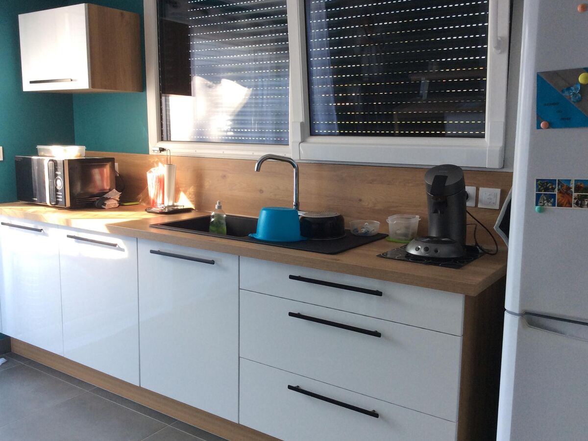 Rénovation cuisine équipée sur mesure Light Blanc Brillant