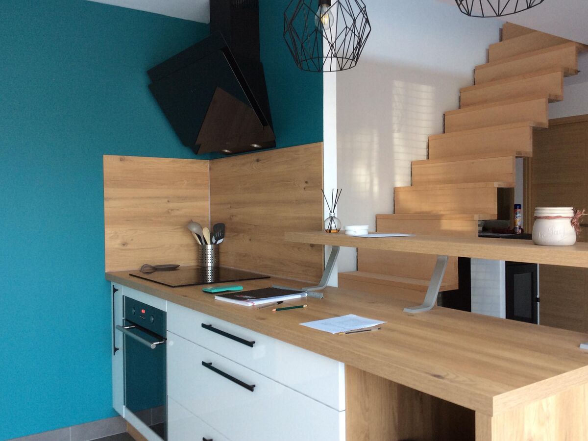 Cuisine avant-après sur mesure Light Blanc Brillant