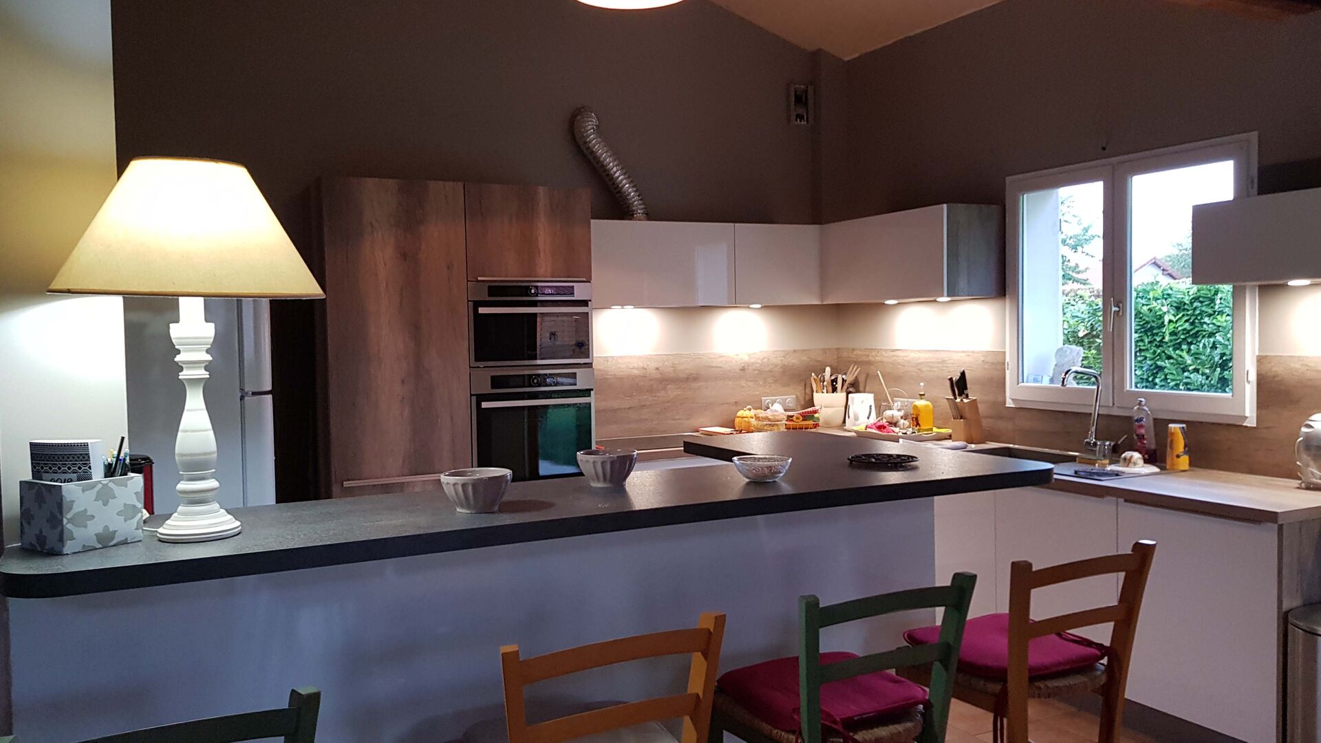 Cuisine équipée sur mesure Light Blanc Brillant