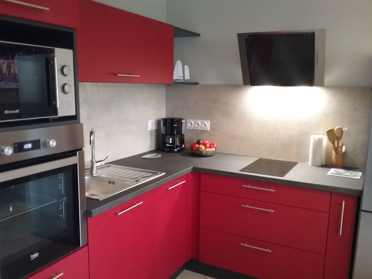 Cuisine avant-après sur mesure Trend Cranberry