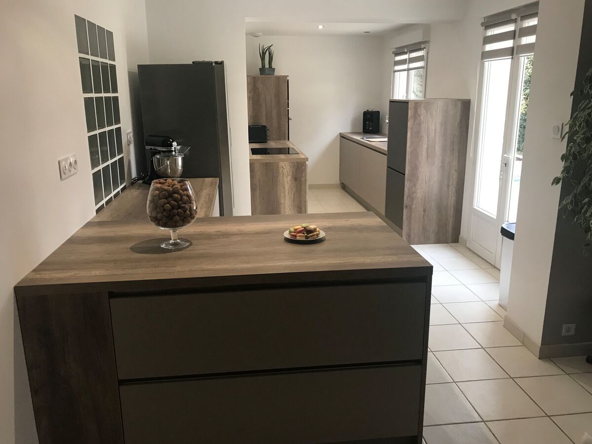 Rénovation-cuisine équipée sur mesure Trend Taupe Mat et Touch Cappuccino Soft