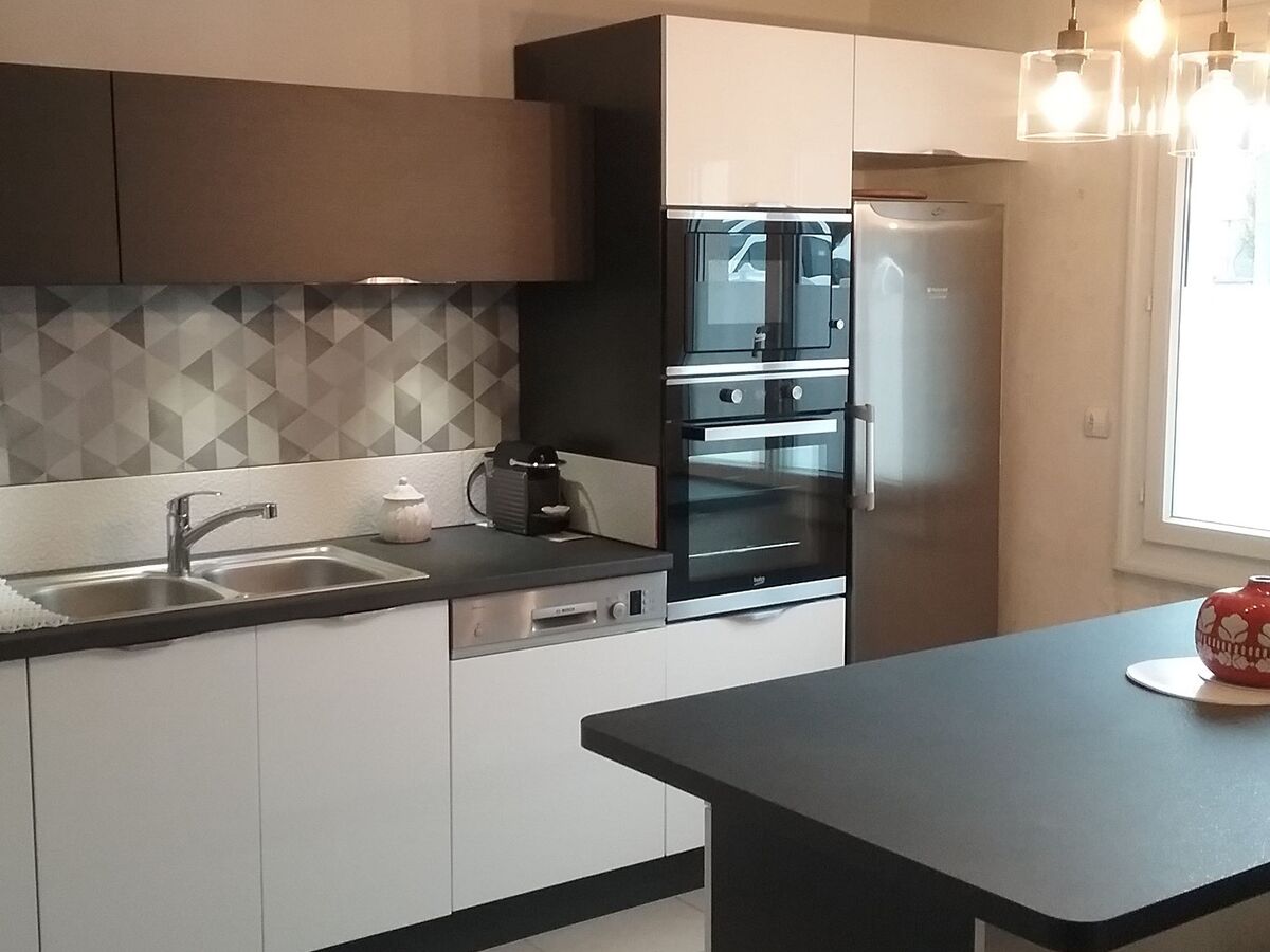 Cuisine avant-après sur mesure Light Blanc Brillant