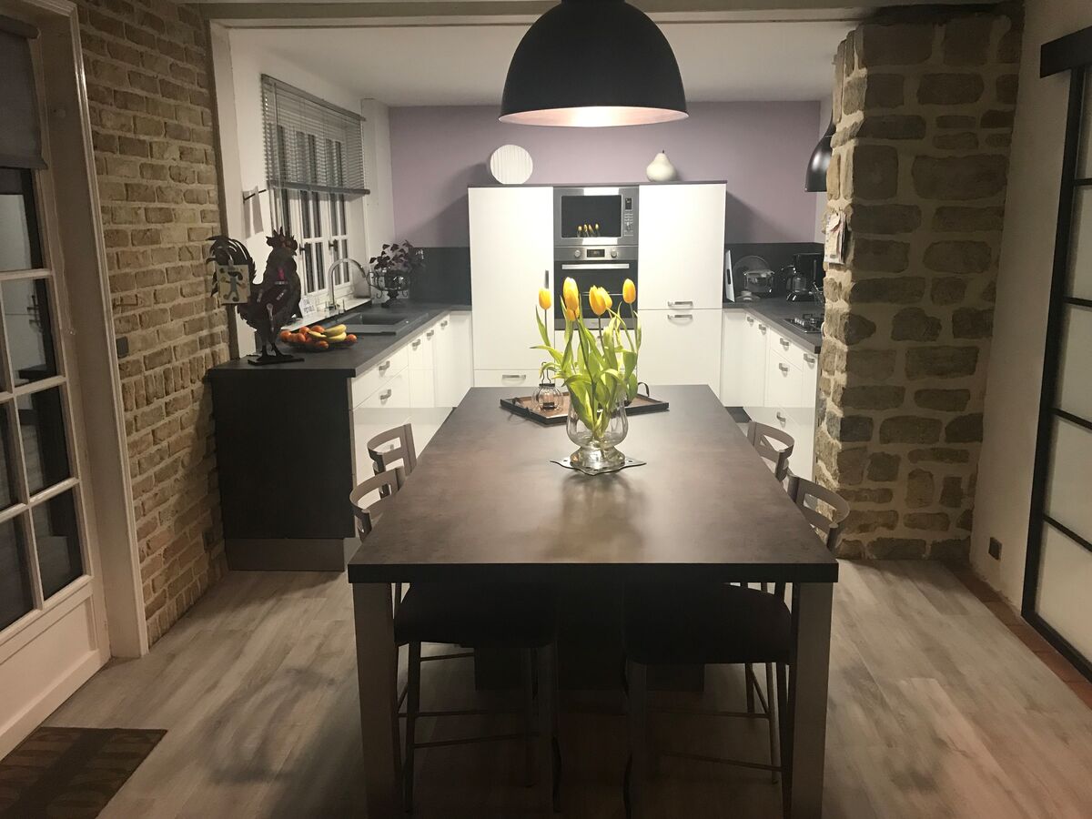 Cuisine avant-après sur mesure Light Blanc Brillant