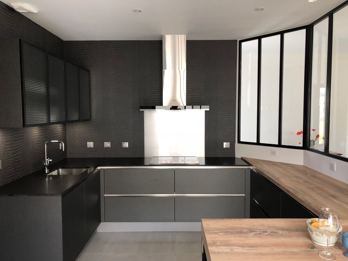 Cuisine équipée sur mesure Label Métal Brossé