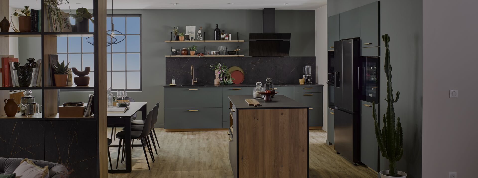 Cuisine équipée montée d'usine